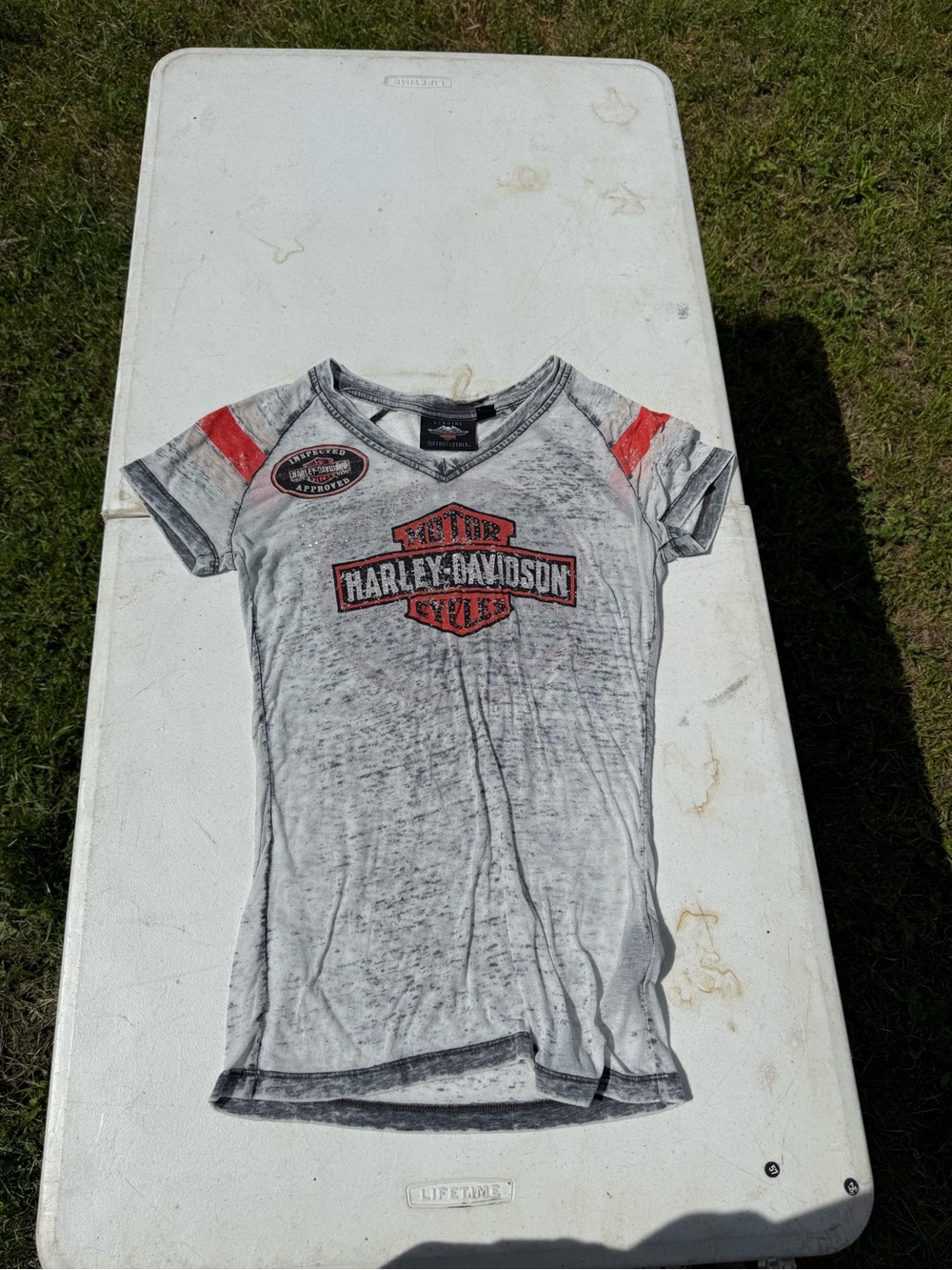 harley davidson sheer top